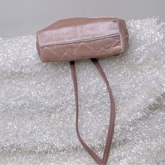 Girls' Quilted Velvet Crossbody Bag New! - Picture 3 of 10